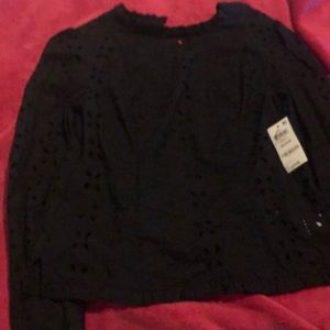 Gorgeous eyelet long sleeve top